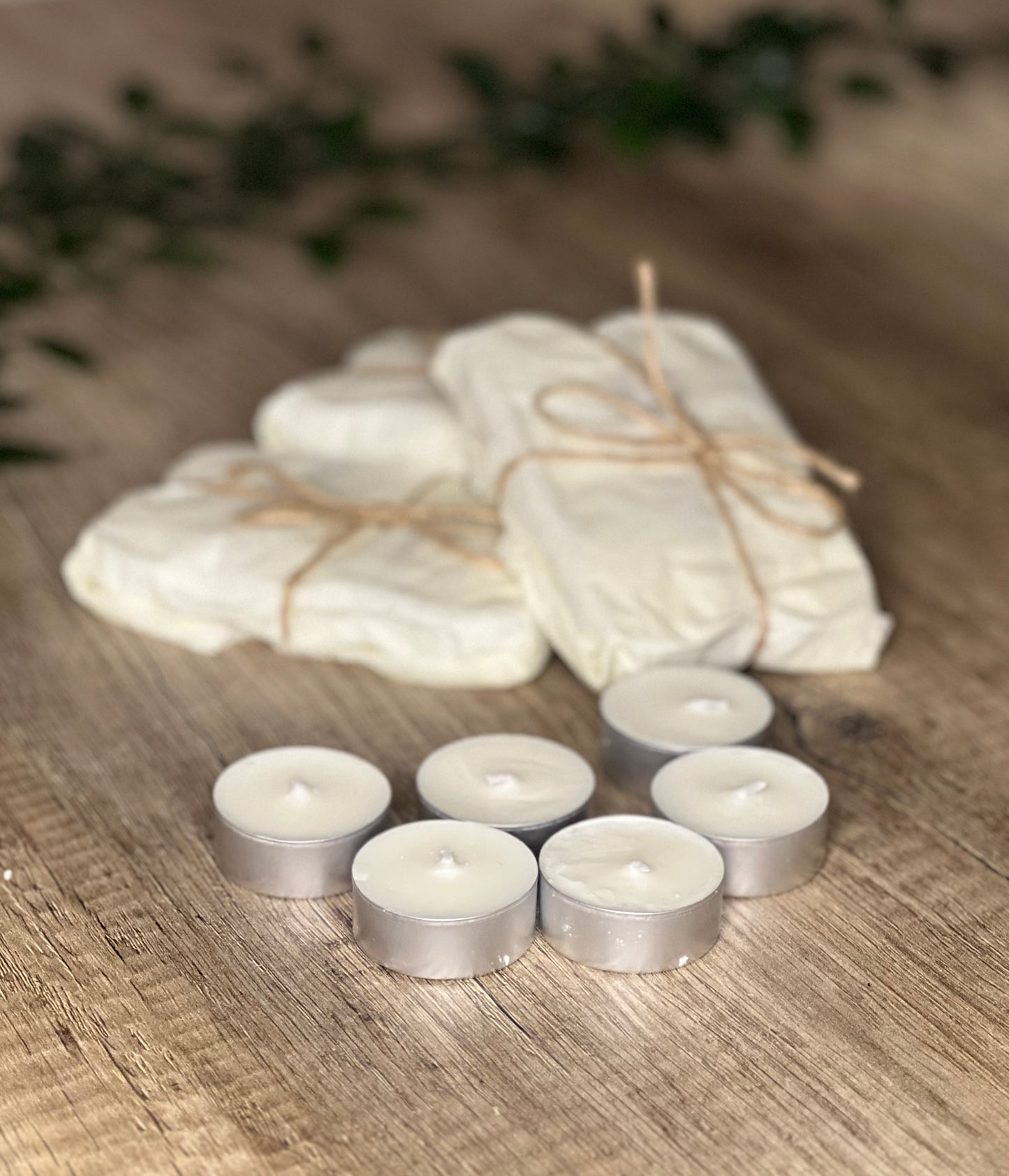 Velas de té sin aroma