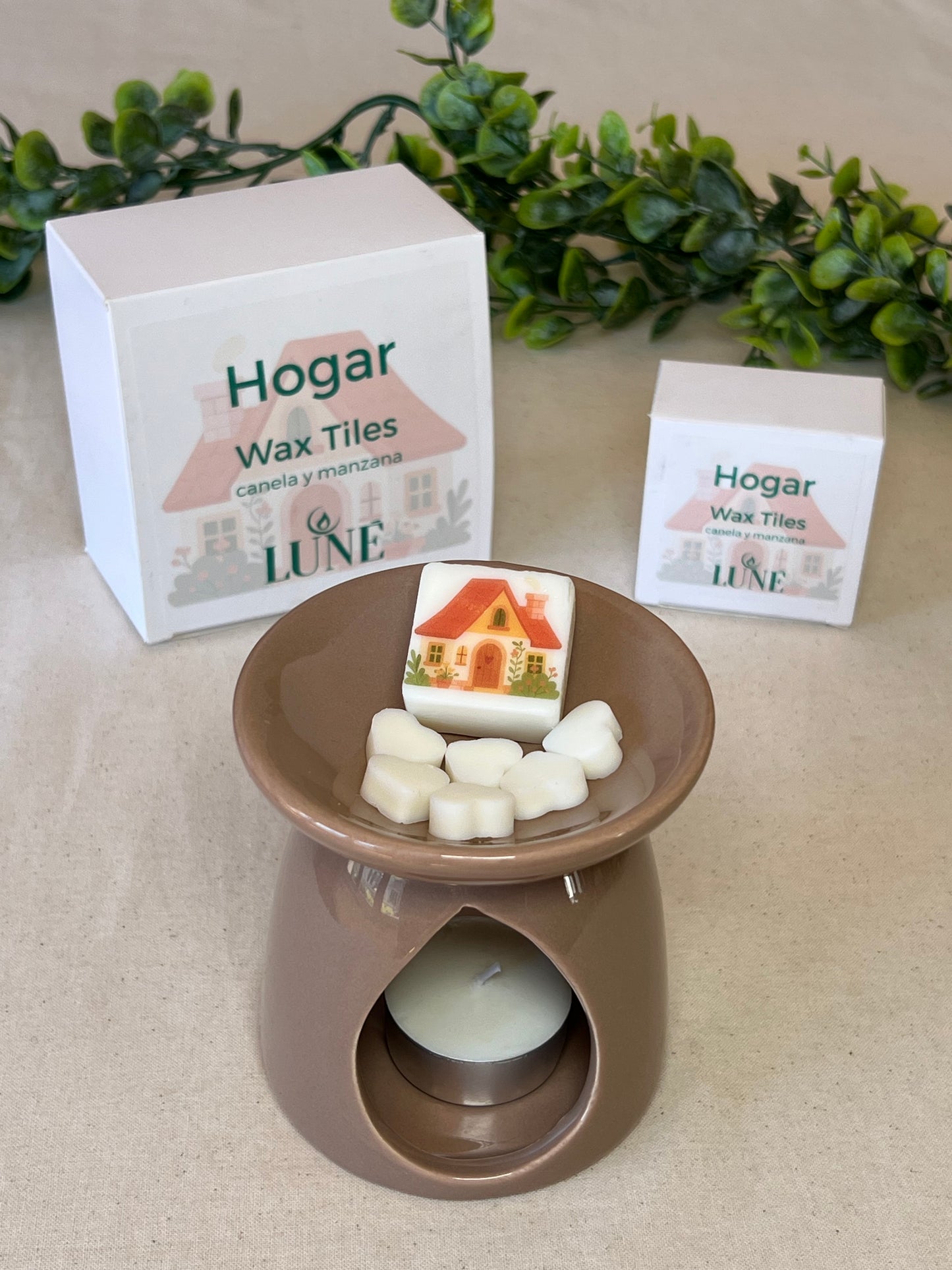 Wax Melts Artesanales con Ilustraciones · Caja de 10 · Luné