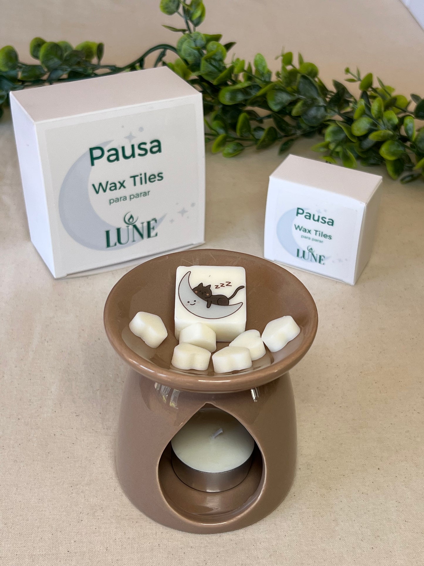 Wax Melts Artesanales con Ilustraciones · Caja de 10 · Luné