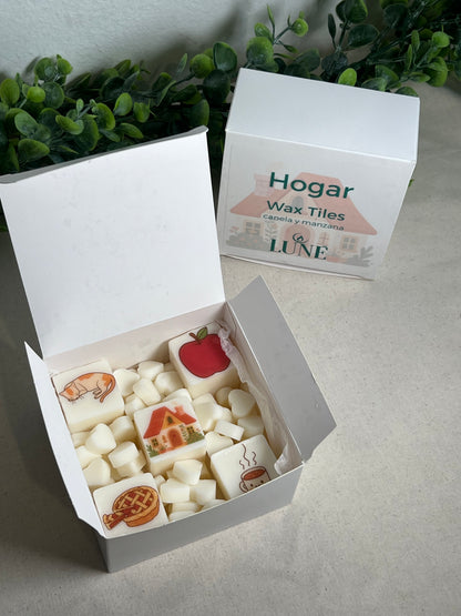 Wax Melts Artesanales con Ilustraciones · Caja de 10 · Luné
