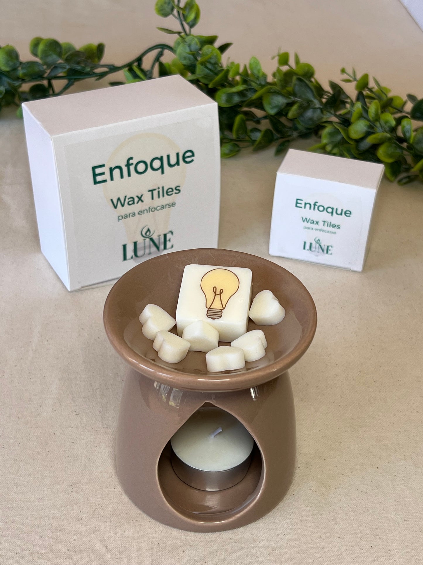 Wax Melts Artesanales con Ilustraciones · Caja de 10 · Luné