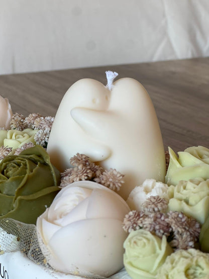 Bouquet grande + Figura de abrazo